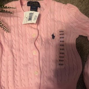 Polo by Ralph Lauren Shirts & Tops - Pink polo sweater Polo by Ralph Lauren Shirts & Tops - Pink polo sweater